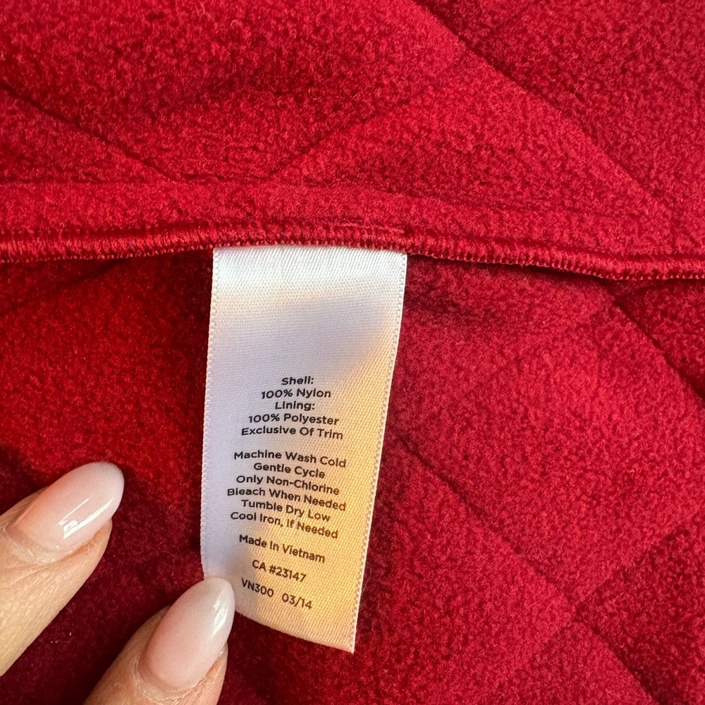 Talbots Women's Vest in Red‎ size Small Petite - Picture 6 of 7